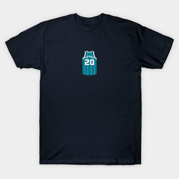 Gordon Hayward Charlotte Jersey Qiangy T-Shirt by qiangdade